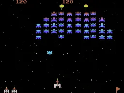 Backdrop artwork for Galaxian