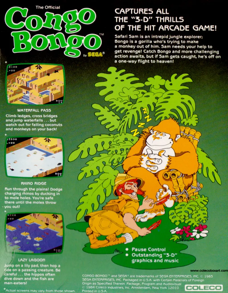 Congo Bongo box back