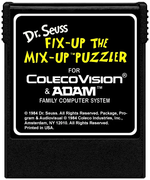 Dr. Seuss: Fix-Up the Mix-Up Puzzler cart