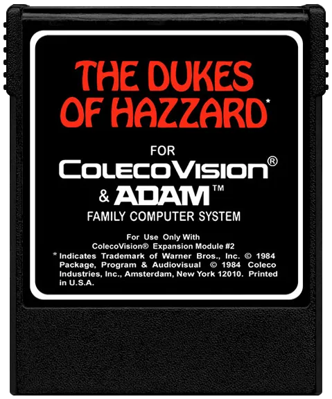 The Dukes of Hazzard cart