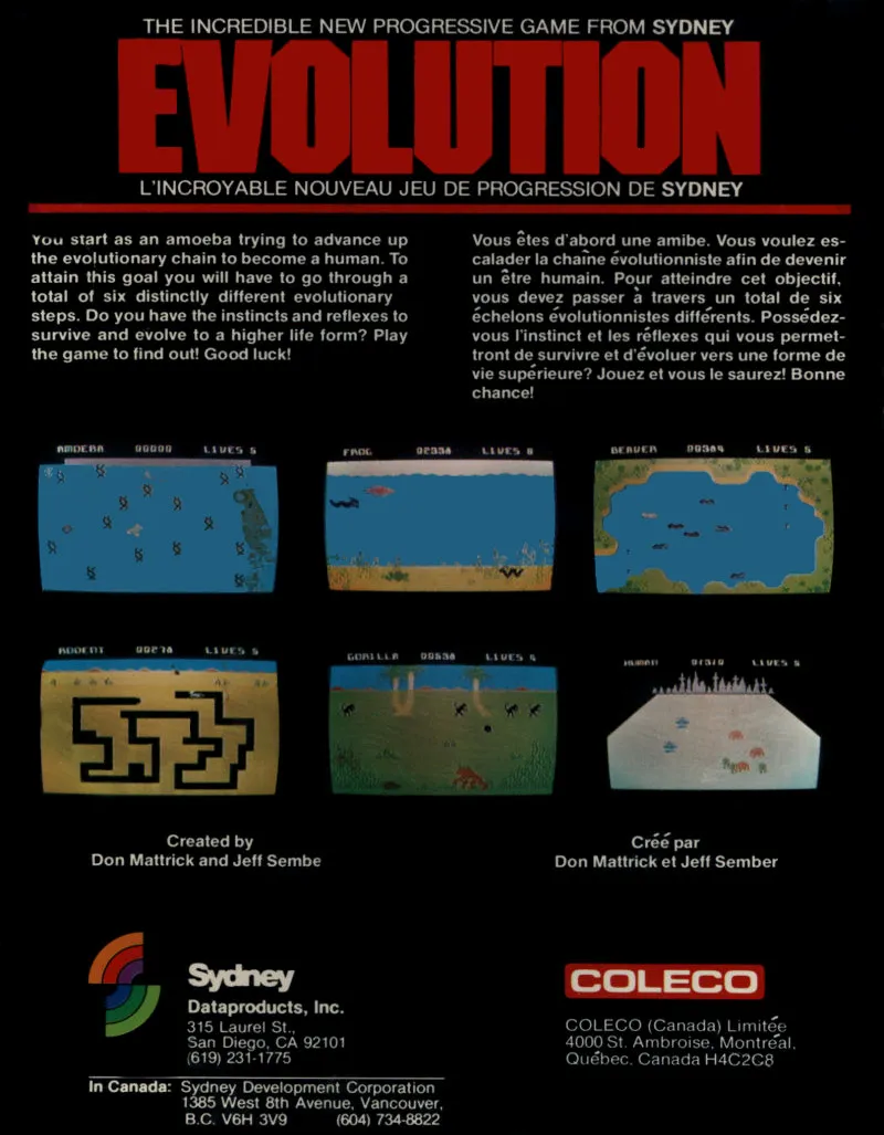 Evolution box back
