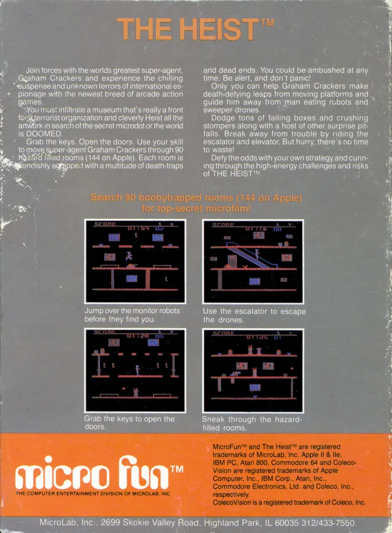 The Heist box back