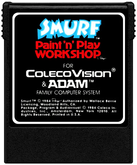 Smurf Paint 'n' Play Workshop cart