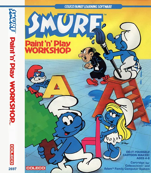 Smurf Paint 'n' Play Workshop box art