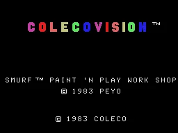 Smurf Paint 'n' Play Workshop screenshot