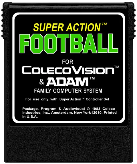 Super Action Football cart