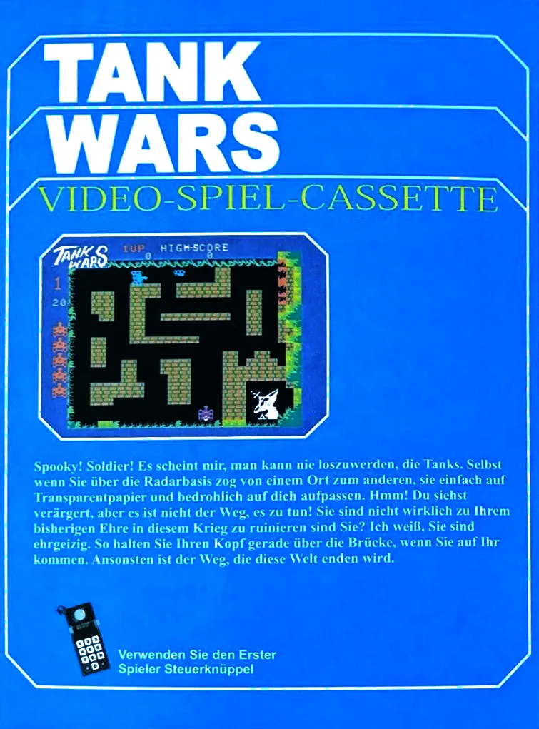 Tank Wars box back