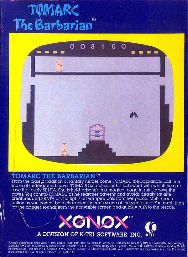Tomarc the Barbarian box art