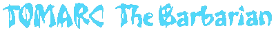 Tomarc the Barbarian logo