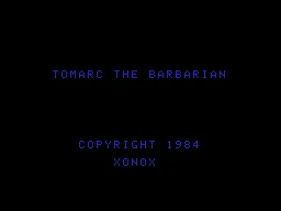 Tomarc the Barbarian screenshot