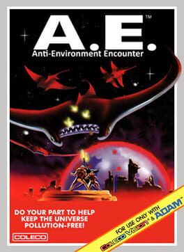 A.E. cover art for ColecoVision