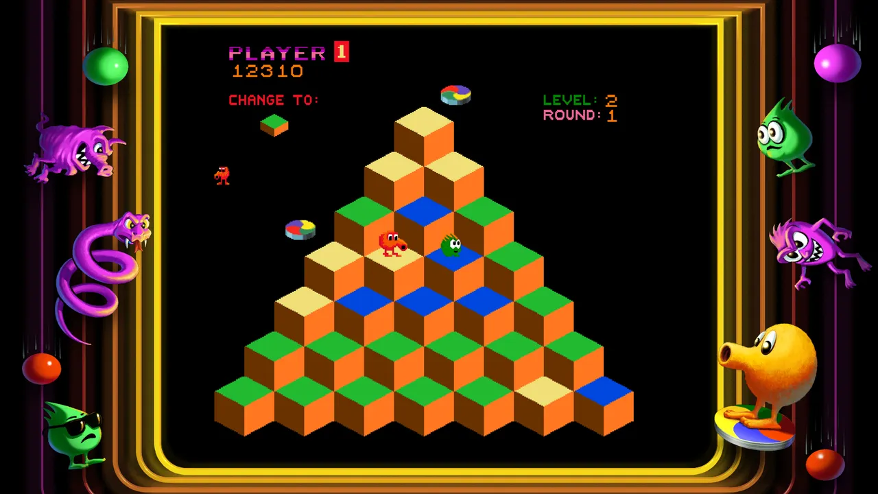 Backdrop artwork for Q*bert