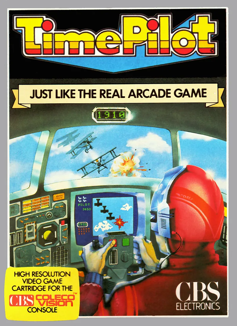 Time Pilot box art