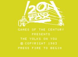 The Yolk's on you cover art for ColecoVision