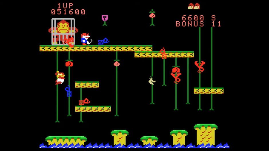 Backdrop artwork for Donkey Kong Junior