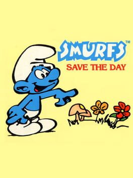Smurfs Save the Day cover art for ColecoVision