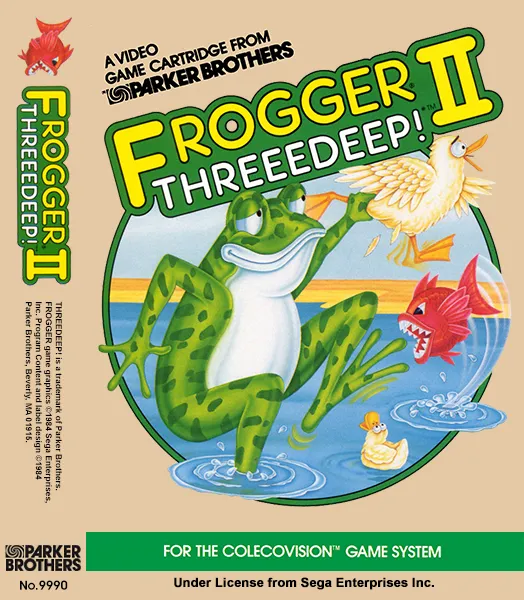 Frogger II: ThreeDeep! box art