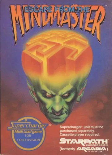 Escape from the Mindmaster cover art for ColecoVision