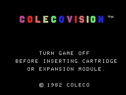 ColecoVision Monitor Test title screen