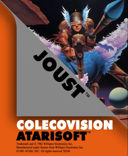 Joust cover art for ColecoVision