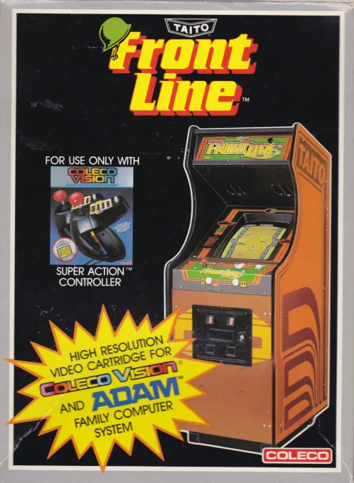 Front Line (USA, Europe) (Standard Controller) cover art for ColecoVision