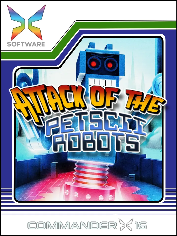 Backdrop artwork for Attack of the PETSCII Robots