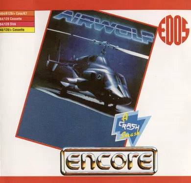 Airwolf 64 cover art for Commodore 64