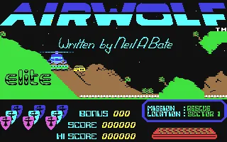 Backdrop artwork for Airwolf 64