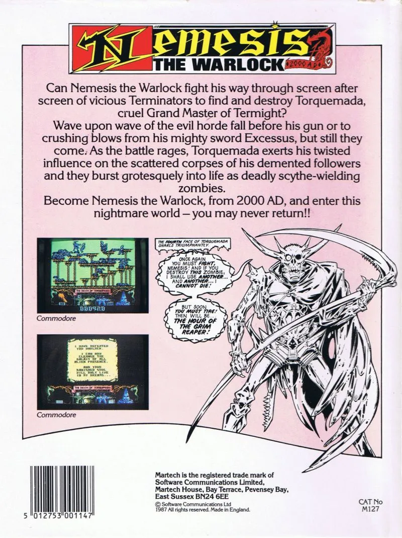 Nemesis the Warlock box back
