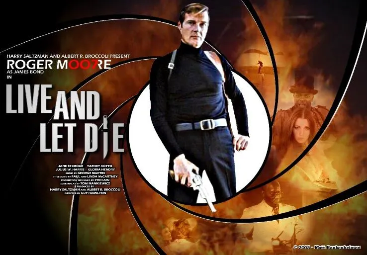 Backdrop artwork for Ian Fleming's James Bond 007 in Live and Let Die: The Computer Game