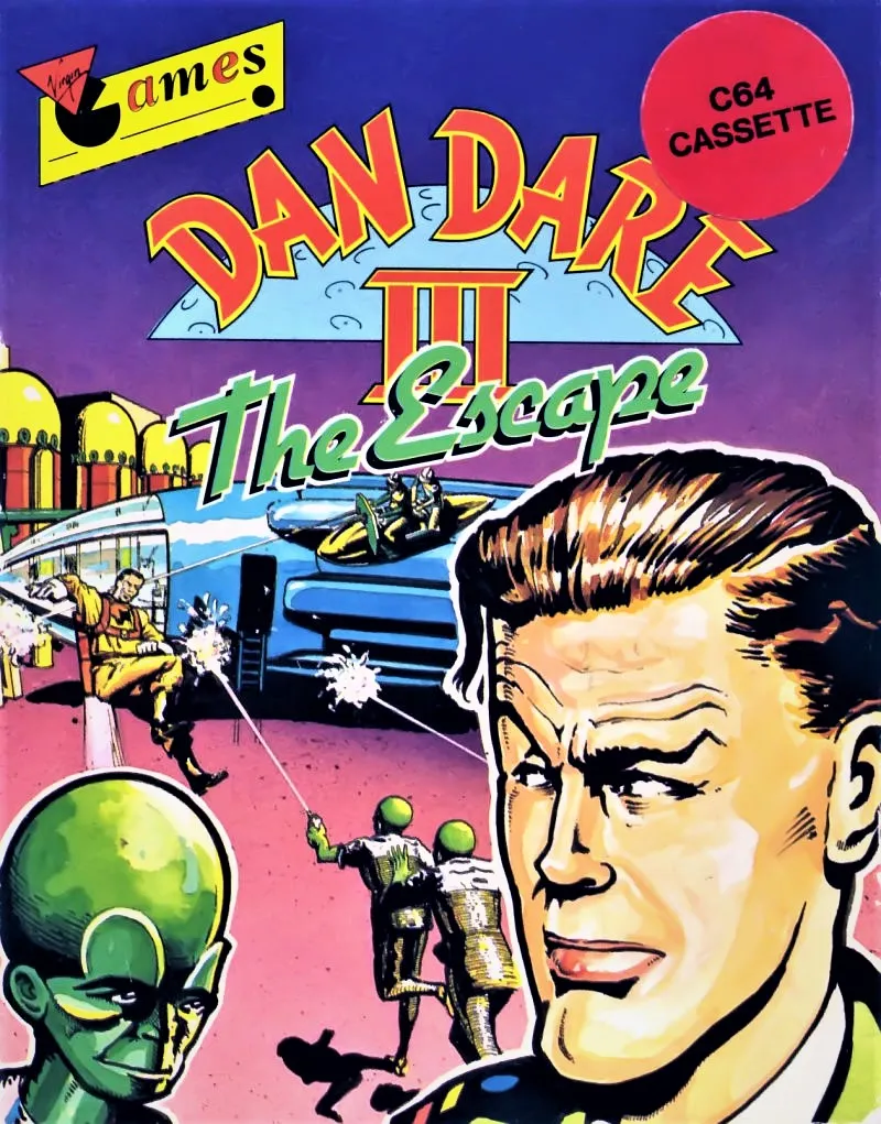 Dan Dare III: The Escape box art