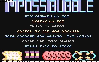 Backdrop artwork for Mission Impossibubble