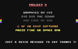 Backdrop artwork for Project X