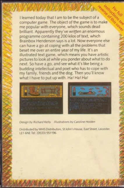 The Secret Diary of Adrian Mole Aged 13¾ box back