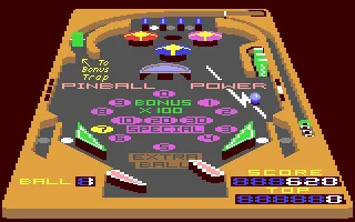 Backdrop artwork for 3-D Pinball