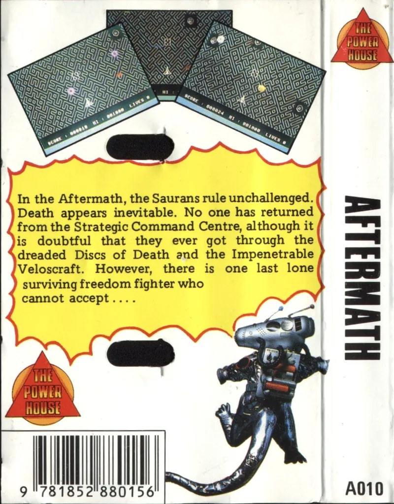 Aftermath (Alpha-Omega Software) box back