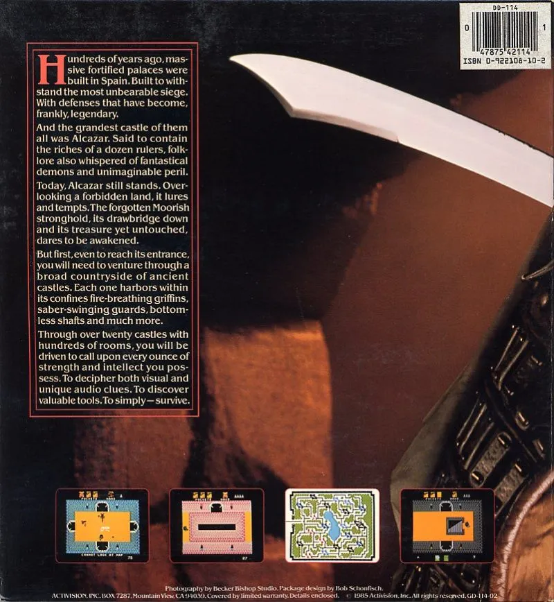 Alcazar: The Forgotten Fortress box back