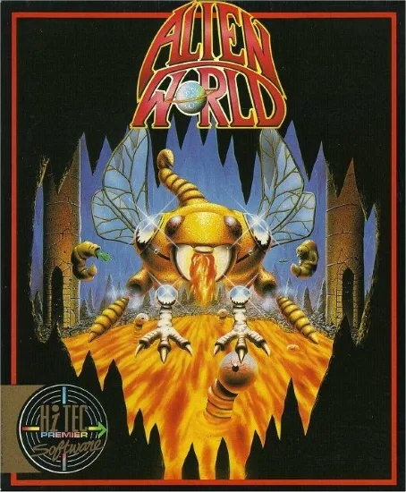 Alien World cover art for Commodore 64