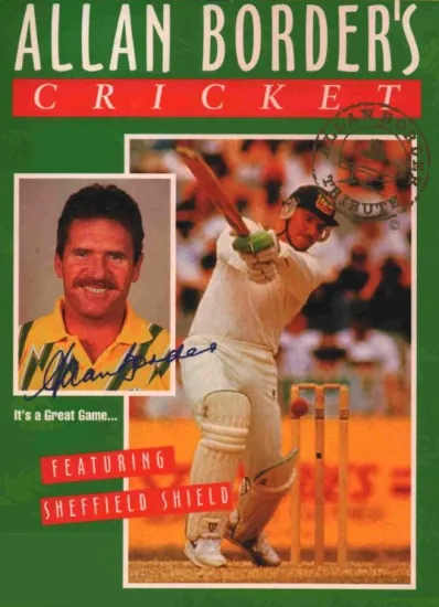 Allan Border's Cricket box art