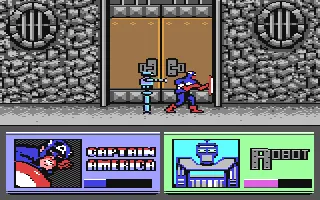 Backdrop artwork for The Amazing Spider-Man and Captain America in Dr. Doom's Revenge!