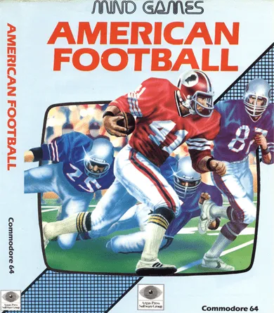 American Football cover art for Commodore 64