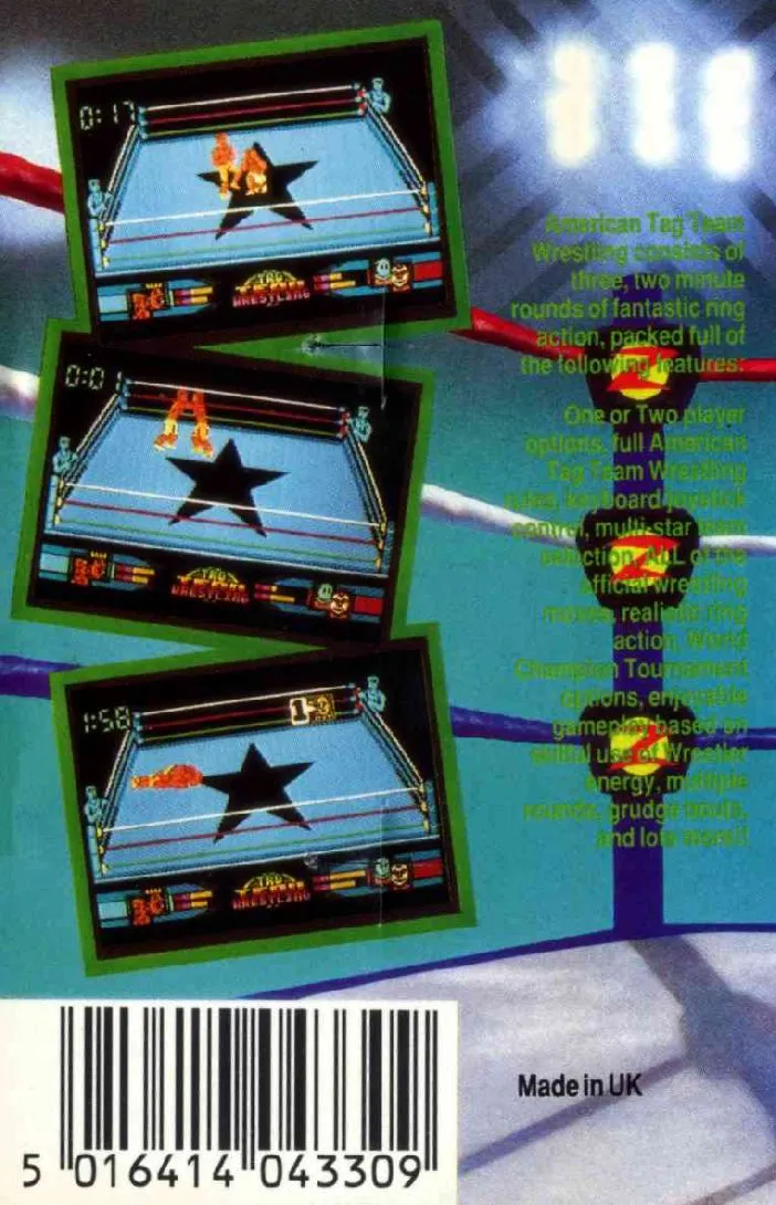 American Tag-Team Wrestling box back