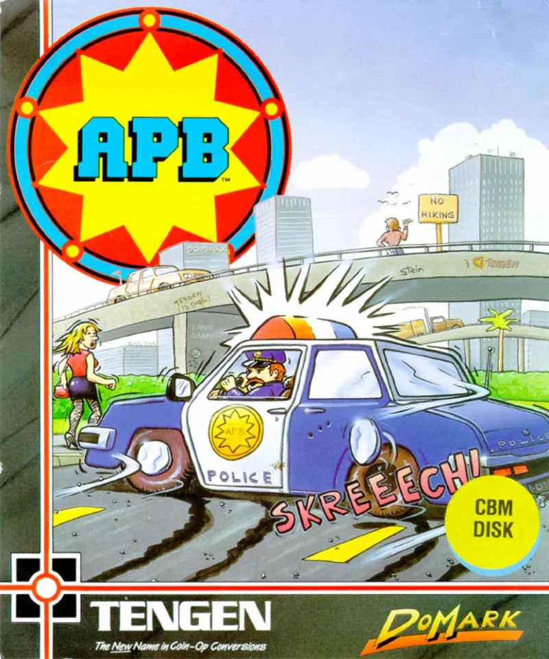 APB cover art for Commodore 64