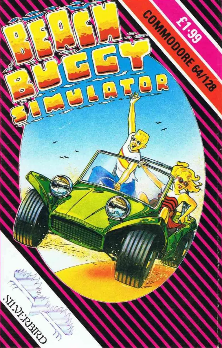 Beach Buggy Simulator cover art for Commodore 64