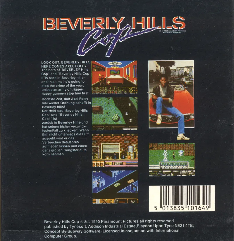 Beverly Hills Cop box back