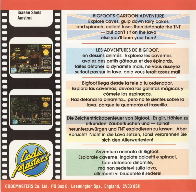Bigfoot box back