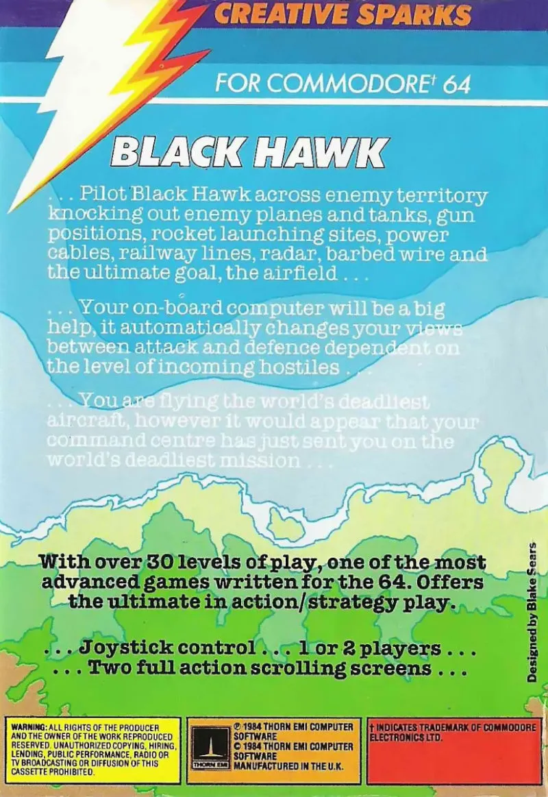 Black Hawk box back