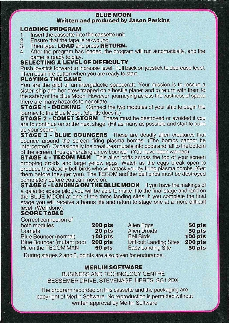 Blue Moon box back