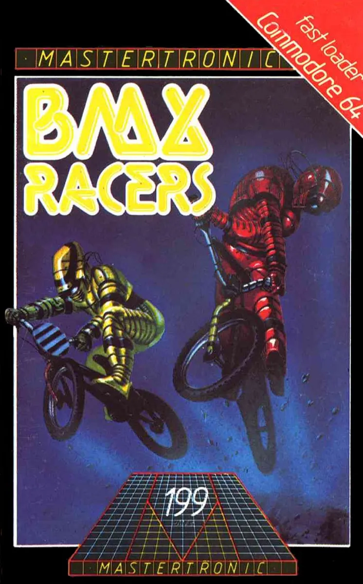 BMX Racers cover art for Commodore 64