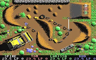 Backdrop artwork for BMX Simulator 2